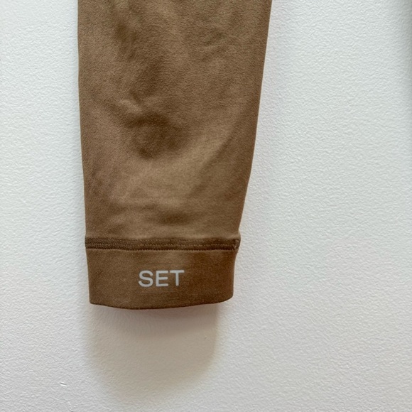 SETACTIVE Luxform 7/8 Leggings Made in USA Brown Size Medium - Picture 3 of 7